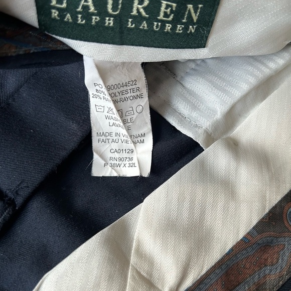 Ralph Lauren Navy Dress Pants - Picture 4 of 4